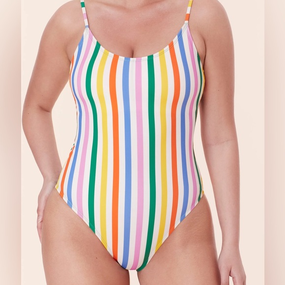 Andie Checkered One-Piece Swimsuit - Picture 6 of 8